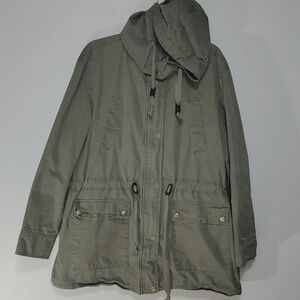 Falls Creek jacket men's size large L green army color